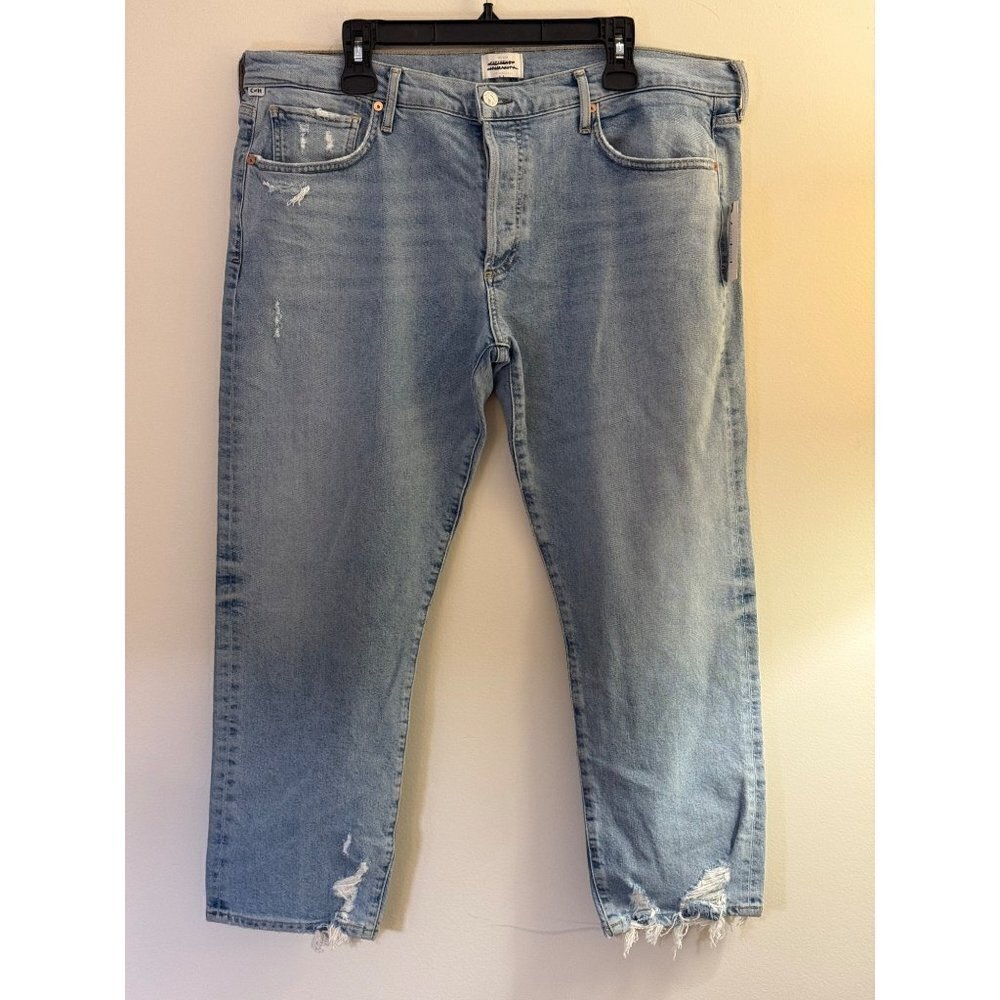 Citizens of Humanity Emerson Slim Boyfriend Jeans in Slushie Size 34 NWT - Picture 3 of 5